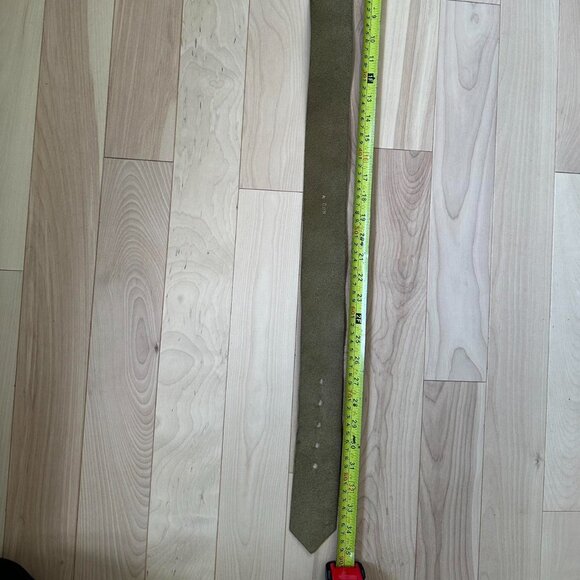 Textured Green Belt – Statement Crescent Buckle - Picture 8 of 8